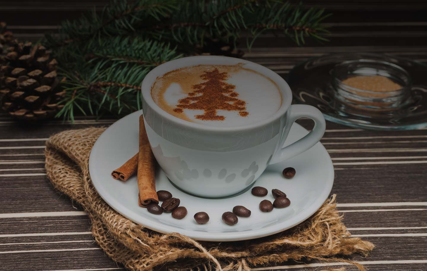 amateurs de café de Noël