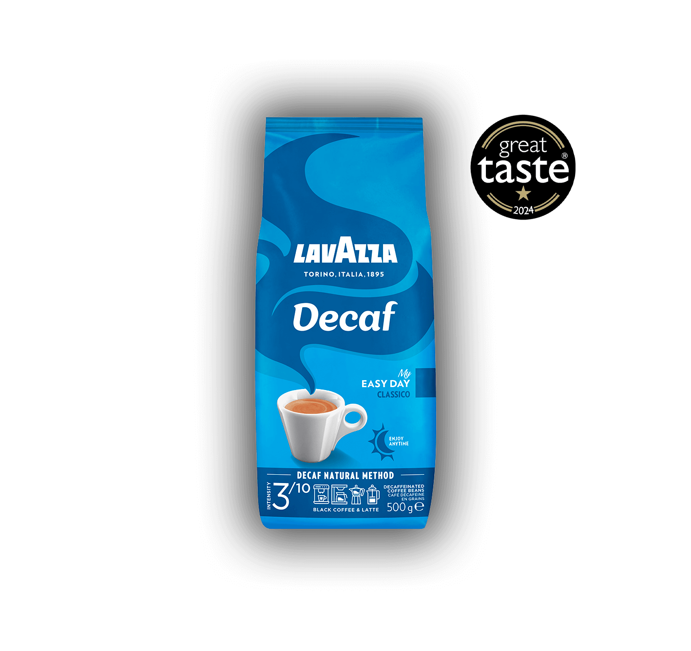 Café en grains décaféiné