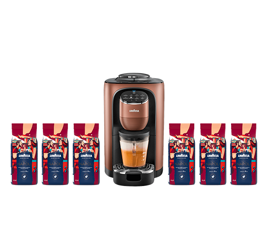 Coffret Assoluta machine à grains + 2,7kg Tales of Napoli