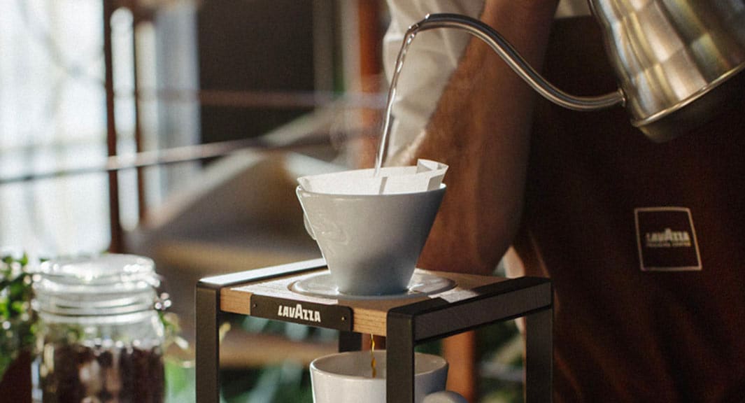 préparation du café filtre